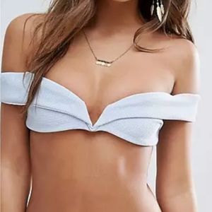 SALE!! Top Bikini ( only) blue and white ( same as 1st picture ) S